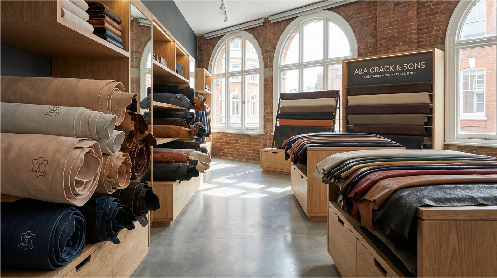 A&A Crack and Sons leather showroom — A&A Crack and Sons review