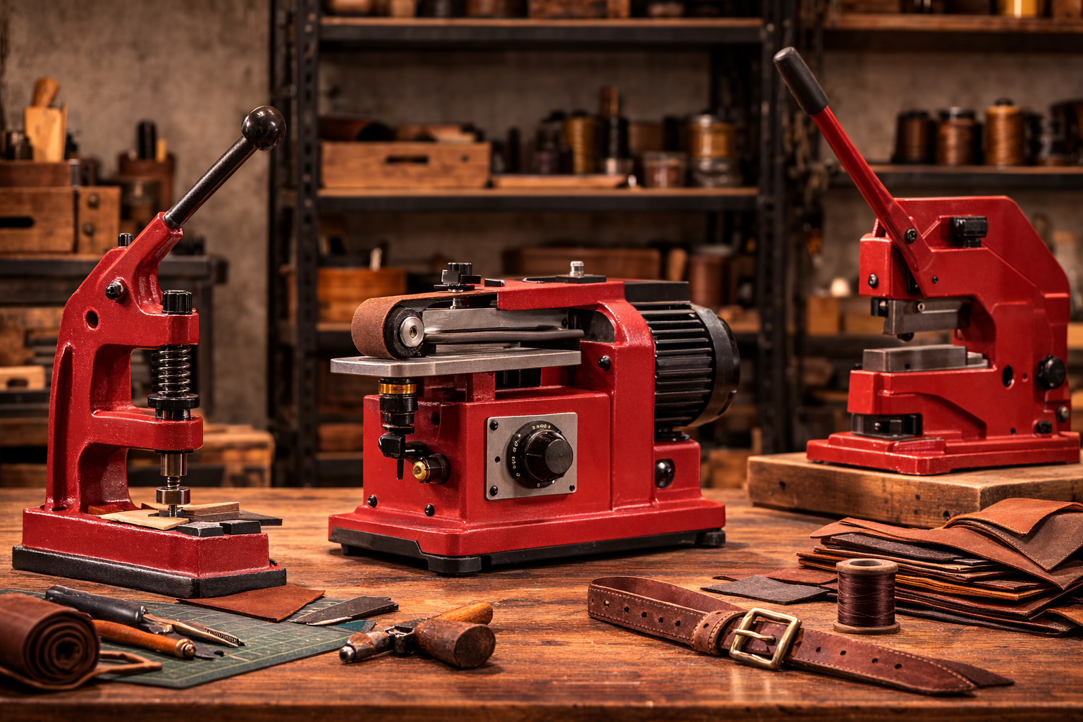 leathercraft machines — leather sewing machines and equipment