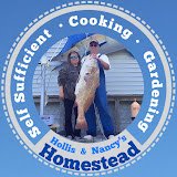 Hollis and Nancy's Homestead YouTube channel -- self-sufficient gardening cooking and raising chickens