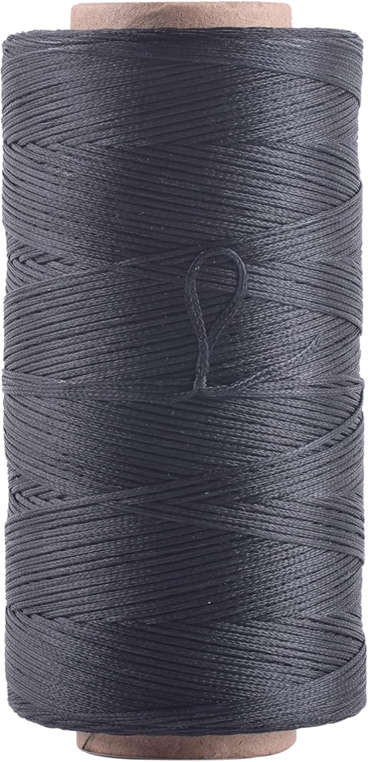 KONMAY 0.8mm waxed nylon thread for leather stitching