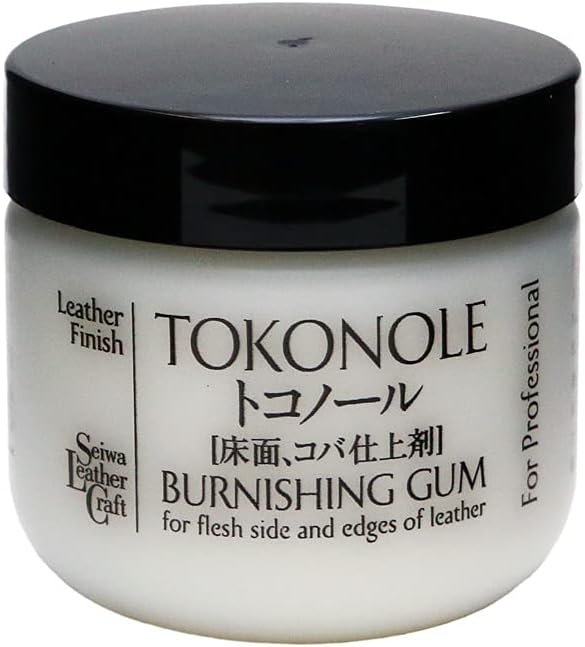 Seiwa Tokonole burnishing gum for leather flesh side and edges