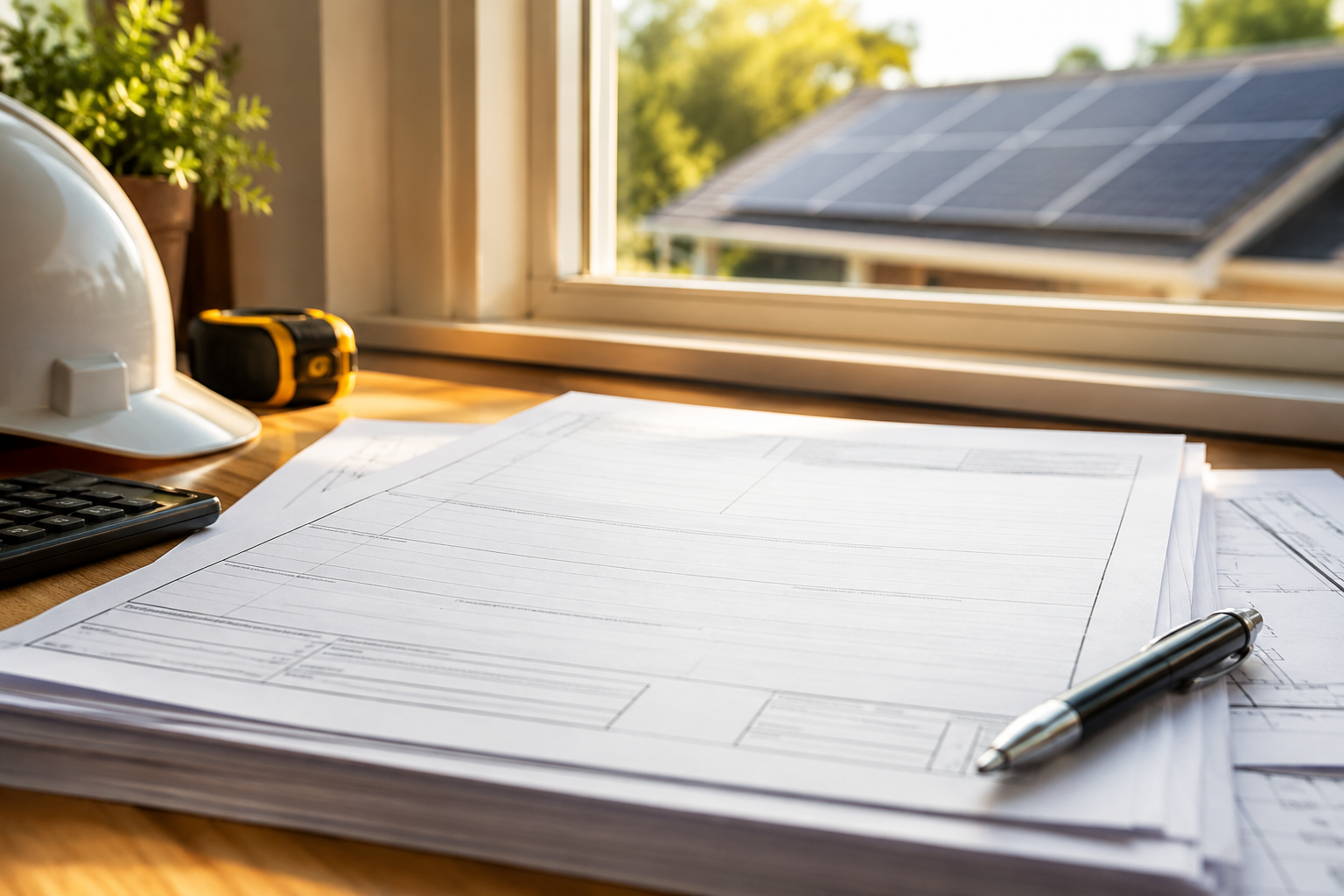 Texas solar permit process residential building permit document